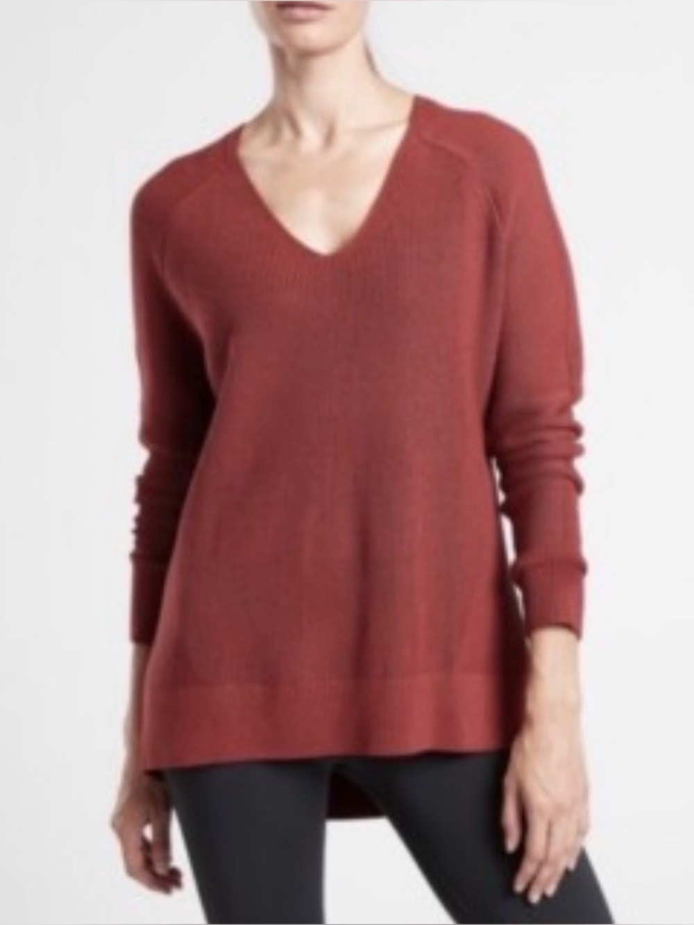 Athleta Hanover V-neck Sweater